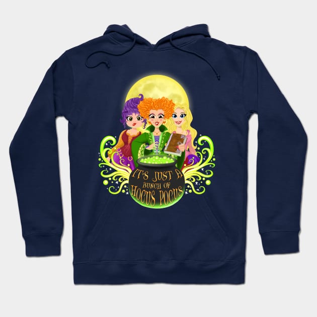 Hocus Pocus Sanderson Sisters Hoodie by NikkiWardArt